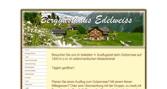 Desktop Screenshot of edelweiss-golzern.ch