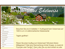Tablet Screenshot of edelweiss-golzern.ch